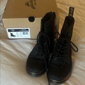 Dr. Martens Black Lace-Up Boots